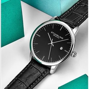 SOLD: New! Stuhrling Original Calfskin Watch